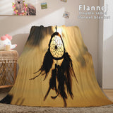 Magical Dream Catcher Flannel Fleece Reversible Sherpa Throw Blanket - EBuycos