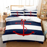 Marine Anchor Bedding Set Duvet Cover Comforter Bed Sheets - EBuycos