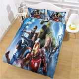 Marvel Avengers Bedding Set Quilt Cosplay Quilt Cover Without Filler