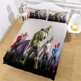 Marvel Avengers Bedding Set Quilt Cosplay Quilt Cover Without Filler