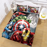 Marvel Avengers Bedding Set Quilt Cosplay Quilt Cover Without Filler