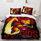 Marvel Comics Cosplay Bedding Set Duvet Cover Comforter Bed Sheets - EBuycos