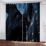 Marvel Spiderman Curtains Blackout Window Treatments Drapes for Room Decor