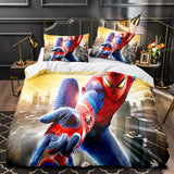 Marvel Spiderman Spider-Man Cosplay Bedding Set Duvet Covers Bed Sheets - EBuycos