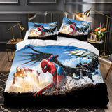 Marvel Spiderman Spider-Man Cosplay Bedding Set Duvet Covers Bed Sheets - EBuycos