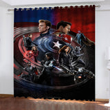 Marvel The Avengers Pattern Curtains Blackout Window Drapes