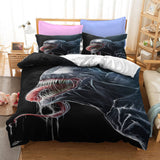 Marvel Venom Cosplay Bedding Set Duvet Cover Halloween Bed Sheets Sets - EBuycos