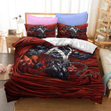 Marvel Venom Cosplay Bedding Set Duvet Cover Halloween Bed Sheets Sets - EBuycos