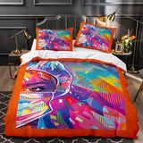 Pop Mask Print Bedding Set Quilt Duvet Covers - EBuycos
