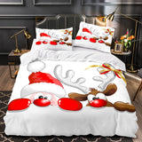 Merry Christmas Bedding Set Duvet Cover Without Filler - EBuycos