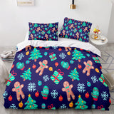 Merry Christmas Bedding Sets Soft Full Duvet Covers Comforter Bed Sheets - EBuycos