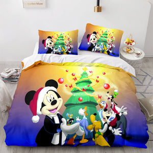 Merry Christmas Bedding Sets Soft Full Duvet Covers Comforter Bed Sheets - EBuycos