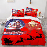 Merry Christmas Decor Bedding Sets Duvet Covers Comforter Bed Sheets - EBuycos