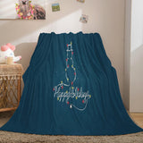 Merry Christmas Flannel Fleece Blanket - EBuycos