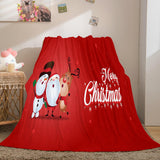 Merry Christmas Flannel Fleece Blanket - EBuycos