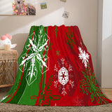 Merry Christmas Flannel Blanket Throw Blanket Comforter Bed Sets - EBuycos