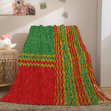 Merry Christmas Flannel Blanket Throw Blanket Comforter Bed Sets - EBuycos