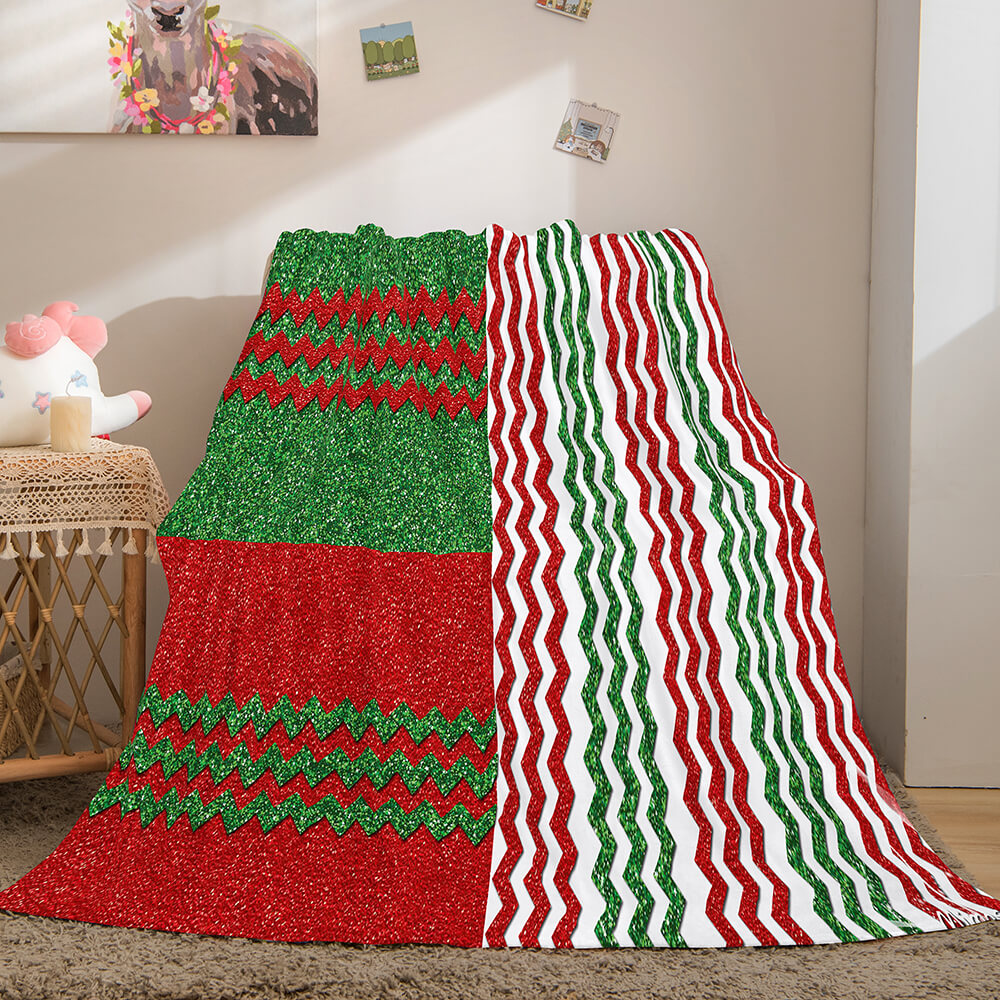 Merry Christmas Flannel Blanket Throw Blanket Comforter Bed Sets - EBuycos