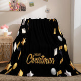 Merry Christmas Flannel Fleece Blanket - EBuycos