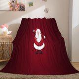 Merry Christmas Flannel Blanket Throw Blanket Comforter Bed Sets - EBuycos