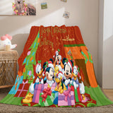 Merry Christmas Flannel Fleece Throw Cosplay Blanket Comforter Set - EBuycos