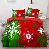 Merry Christmas Pattern Bedding Sets Quilt Cover Without Filler