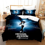 Michael Jackson 3 Piece Bedding Set Duvet Covers Comforter Bed Sheets - EBuycos