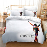 Michael Jackson 3 Piece Bedding Set Duvet Covers Comforter Bed Sheets - EBuycos