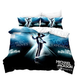 Michael Jackson 3 Piece Bedding Set Duvet Covers Comforter Bed Sheets - EBuycos