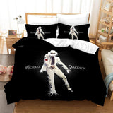 Michael Jackson 3 Piece Bedding Set Duvet Covers Comforter Bed Sheets - EBuycos