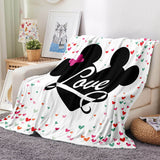 Mickey Mouse Blanket Flannel Throw Room Decoration
