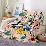 Mickey Mouse Donald Duck Blanket Flannel Fleece Throw Cosplay Blanket