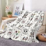 Mickey Mouse Donald Duck Blanket Flannel Fleece Throw Cosplay Blanket