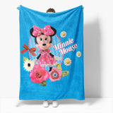 Mickey Mouse Minnie Mouse Flannel Fleece Throw Cosplay Blanket Set - EBuycos
