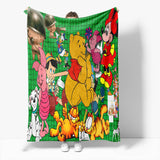 Mickey Mouse Minnie Mouse Flannel Fleece Throw Cosplay Blanket Set - EBuycos