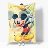Mickey Mouse Minnie Mouse Flannel Fleece Throw Cosplay Blanket Set - EBuycos