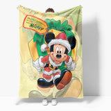 Mickey Mouse Minnie Mouse Flannel Fleece Throw Cosplay Blanket Set - EBuycos