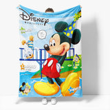 Mickey Mouse Minnie Mouse Flannel Fleece Throw Cosplay Blanket Set - EBuycos