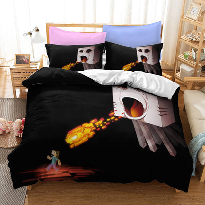 Minecraft Bedding Sets Pattern Quilt Cover Without Filler