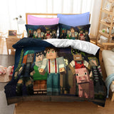 Minecraft Bedding Sets Pattern Quilt Cover Without Filler