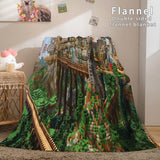 Minecraft Flannel Fleece Throw Cosplay Blanket Comforter Set - EBuycos