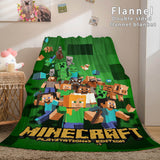 Minecraft Flannel Fleece Throw Cosplay Blanket
