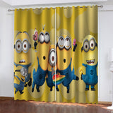 Minions Curtains Cosplay Blackout Window Drapes Room Decoration - EBuycos