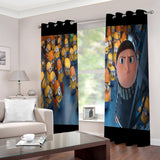 Minions The Rise of Gru Curtains Cosplay Blackout Window Drapes