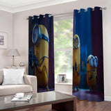 Minions The Rise of Gru Curtains Cosplay Blackout Window Drapes