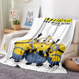 Minions The Rise of Gru Flannel Fleece Blanket Throw Cosplay Blanket
