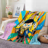 Minions The Rise of Gru Flannel Fleece Blanket Throw Cosplay Blankets