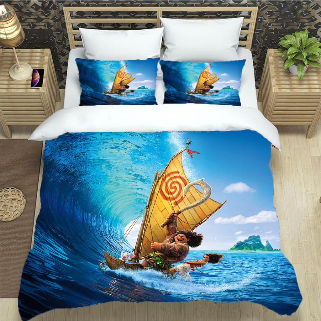 Moana Bedding Set Pattern Quilt Cover Without Filler