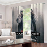 Moon Knight Curtains Cosplay Blackout Window Drapes for Room Decoration