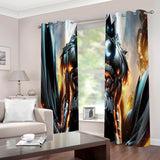 Moon Knight Curtains Cosplay Blackout Window Drapes for Room Decoration